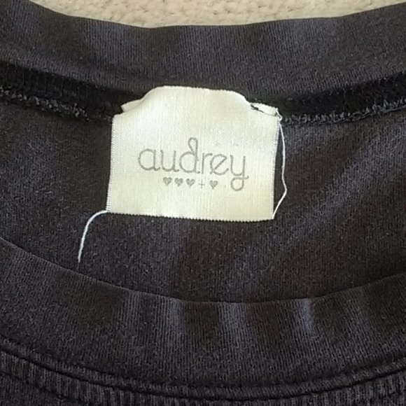 Audrey 3+1 Oversized Washed Black Tee S/M - Picture 2 of 3